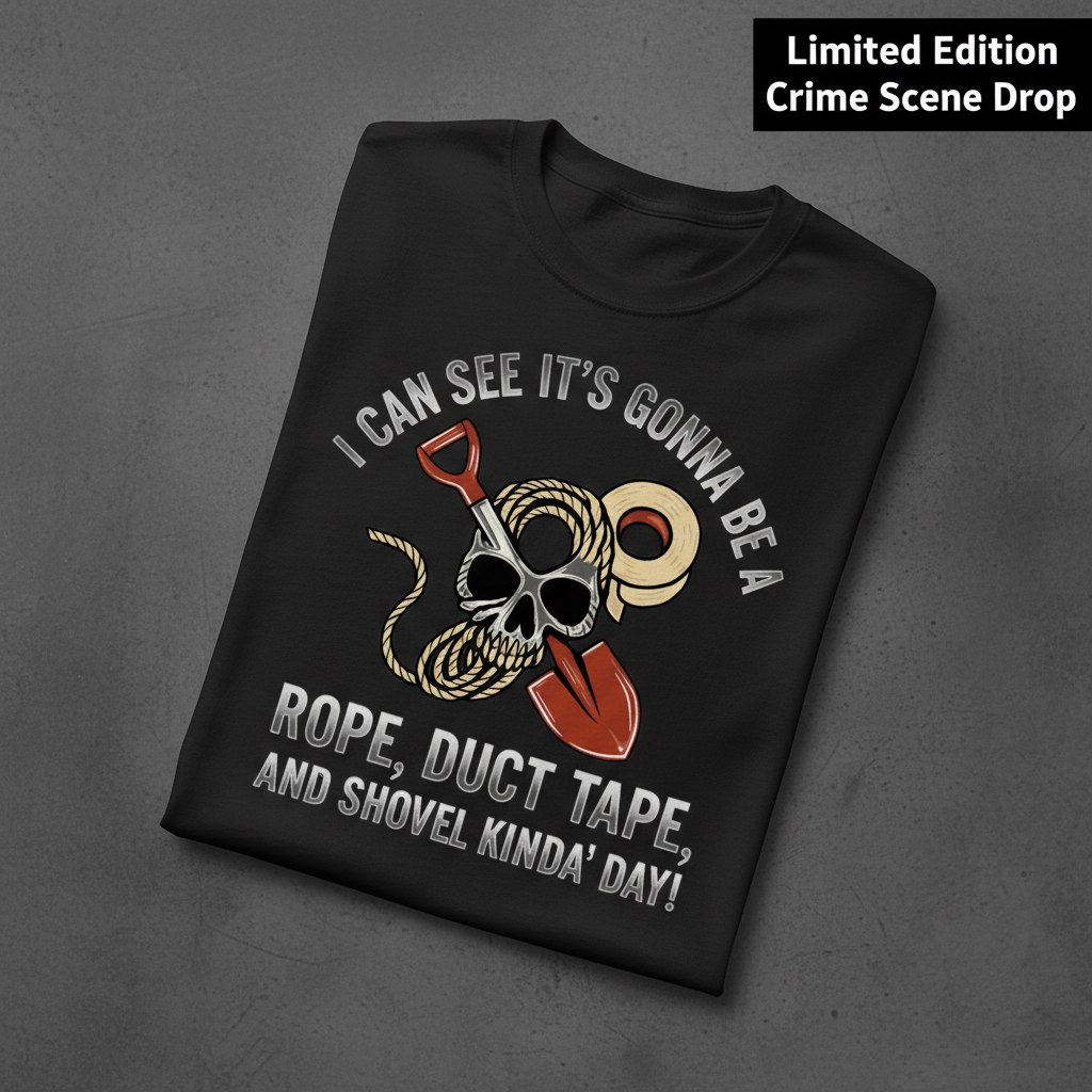 Rope Duct Tape Shovel T-Shirt_fold_tilt