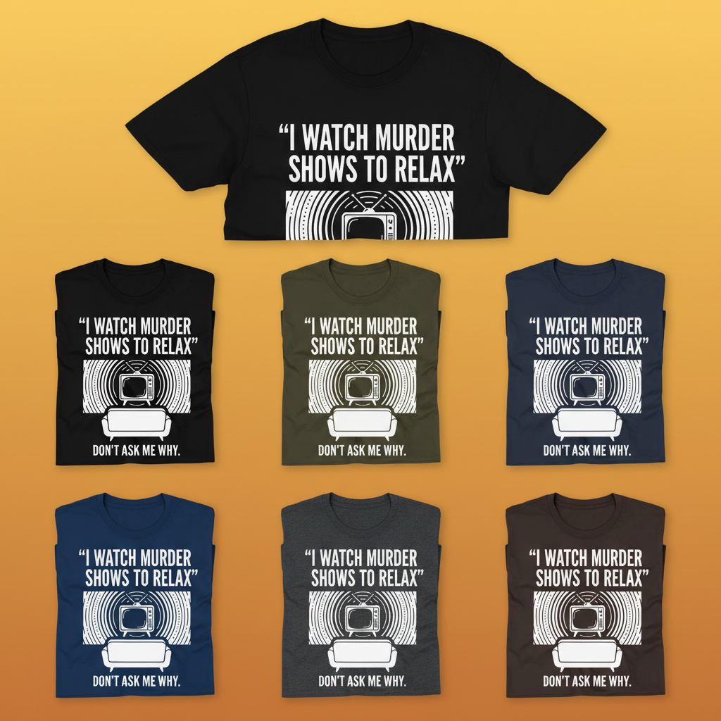 Murder Show Chill T-Shirt_6color_grid