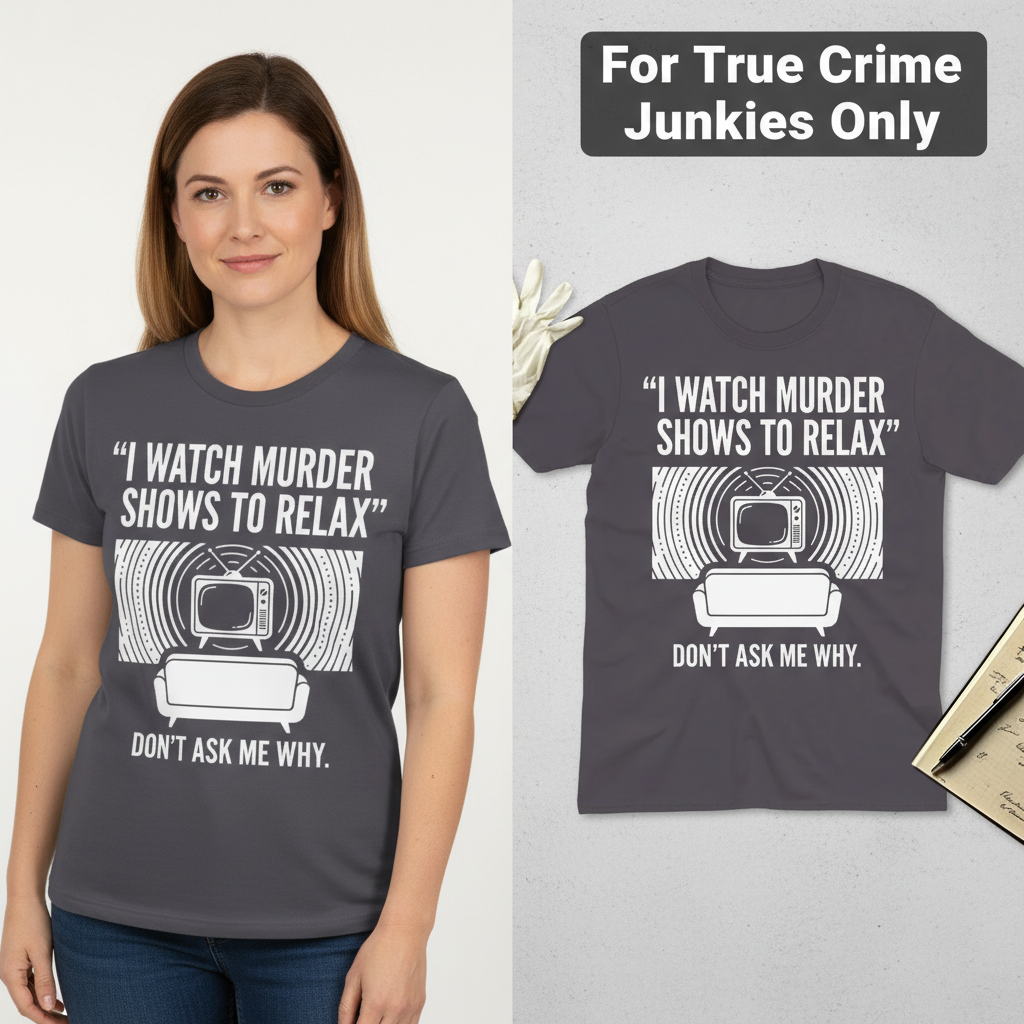 Murder Show Chill T-Shirt_model_flat