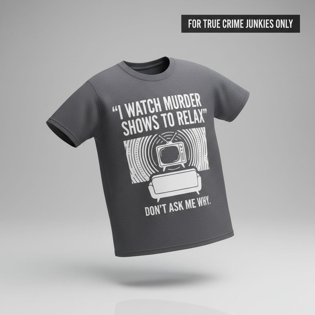 Murder Show Chill T-Shirt_3d_float