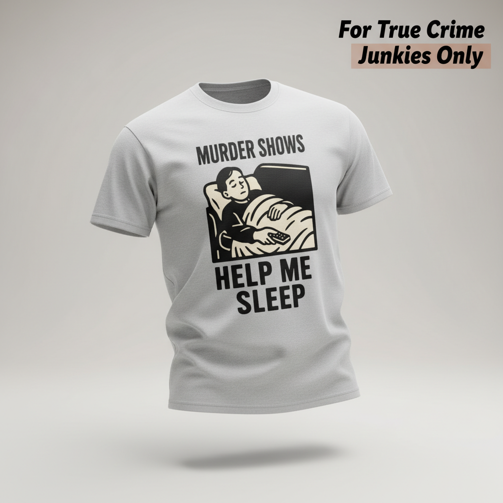 Murder Shows Help Me Sleep T-Shirt_3d_float