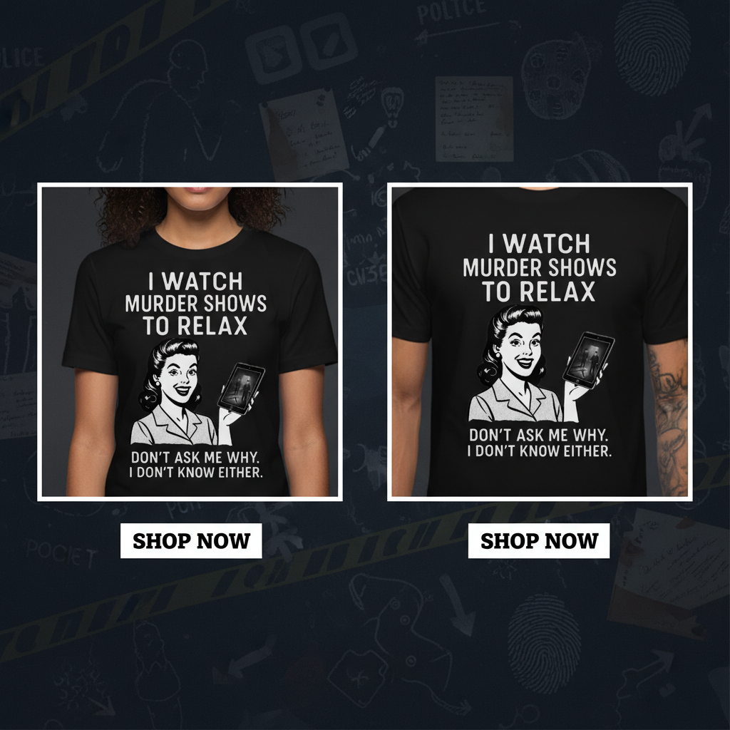 Murder Shows to Relax T-Shirt_dual_lifestyle