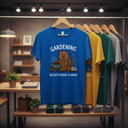 Gardening Bear Justice T-Shirt_boutique_rack