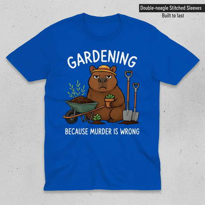 Gardening Bear Justice T-Shirt_clean