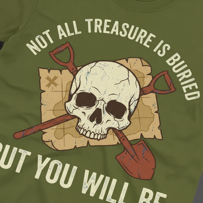 Buried Treasure Threat T-Shirt__detail