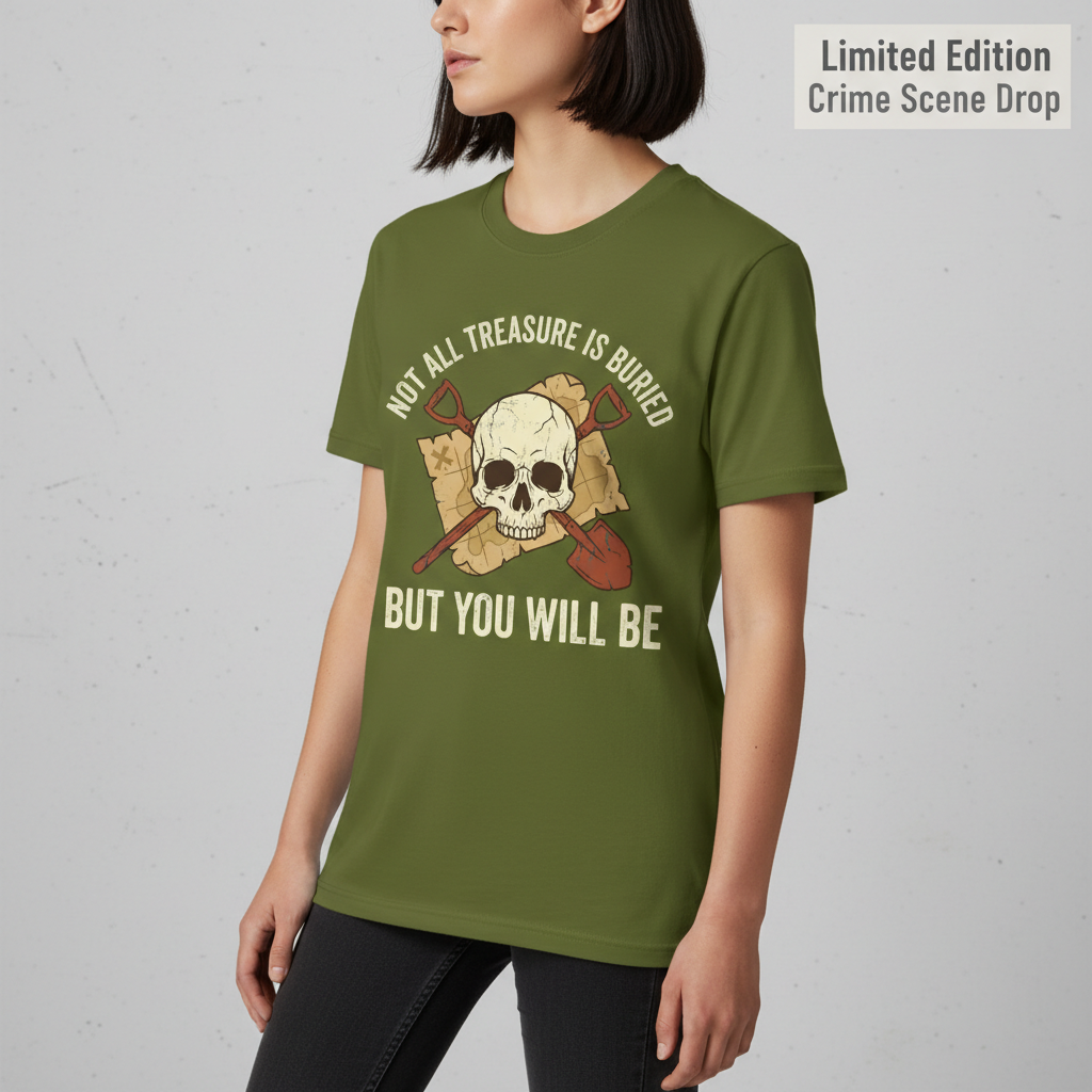 Buried Treasure Threat T-Shirt__space