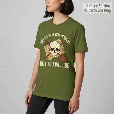Buried Treasure Threat T-Shirt__space