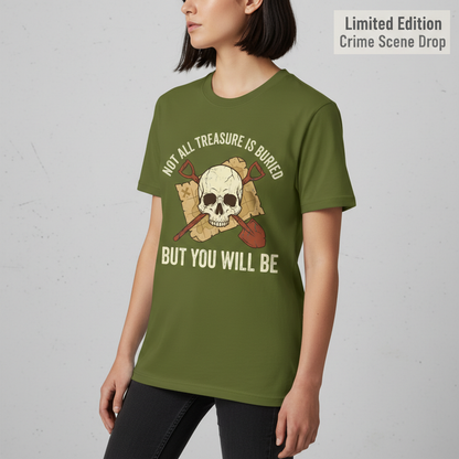 Buried Treasure Threat T-Shirt__space