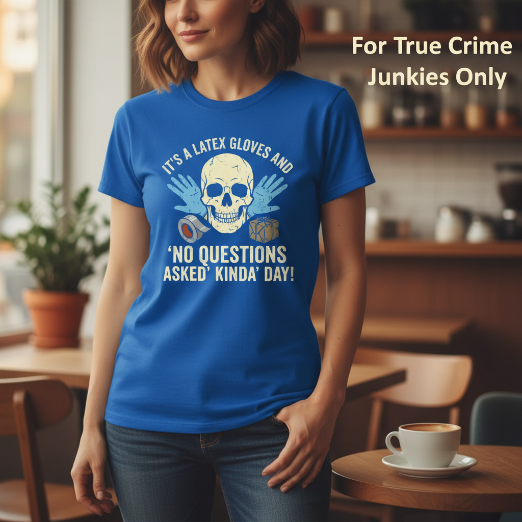 Latex Gloves No Questions Asked T-Shirt__lifestyle