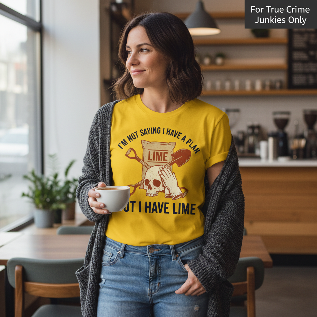 I Have Lime True Crime Humor T-Shirt__lifestyle