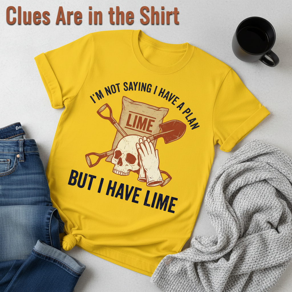 I Have Lime True Crime Humor T-Shirt__pair