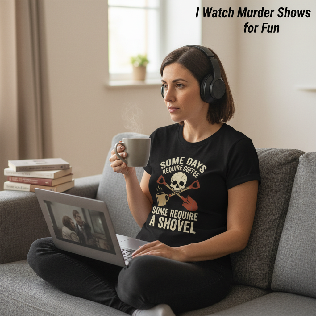 Some Days Require a Shovel T-Shirt__use