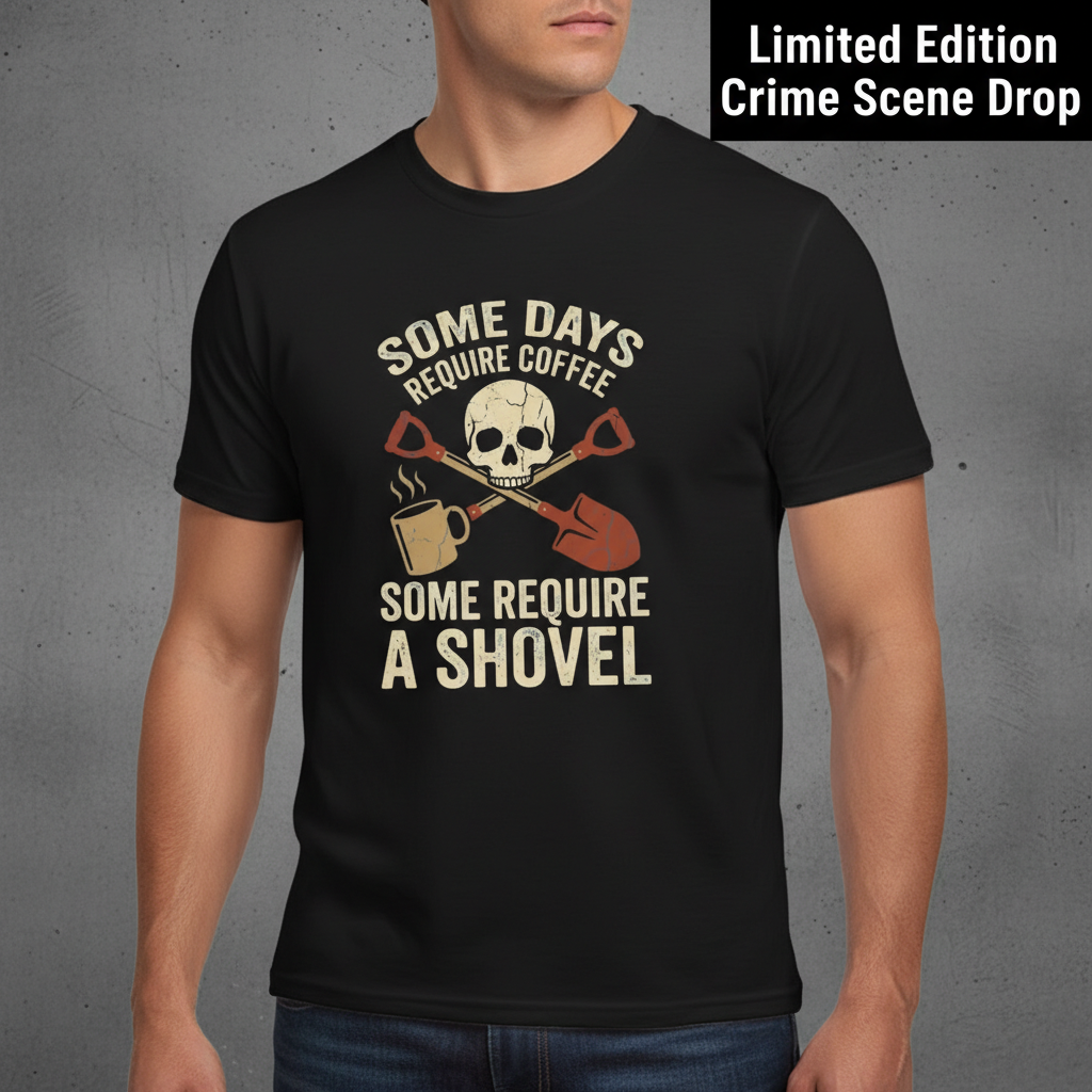 Some Days Require a Shovel T-Shirt__space