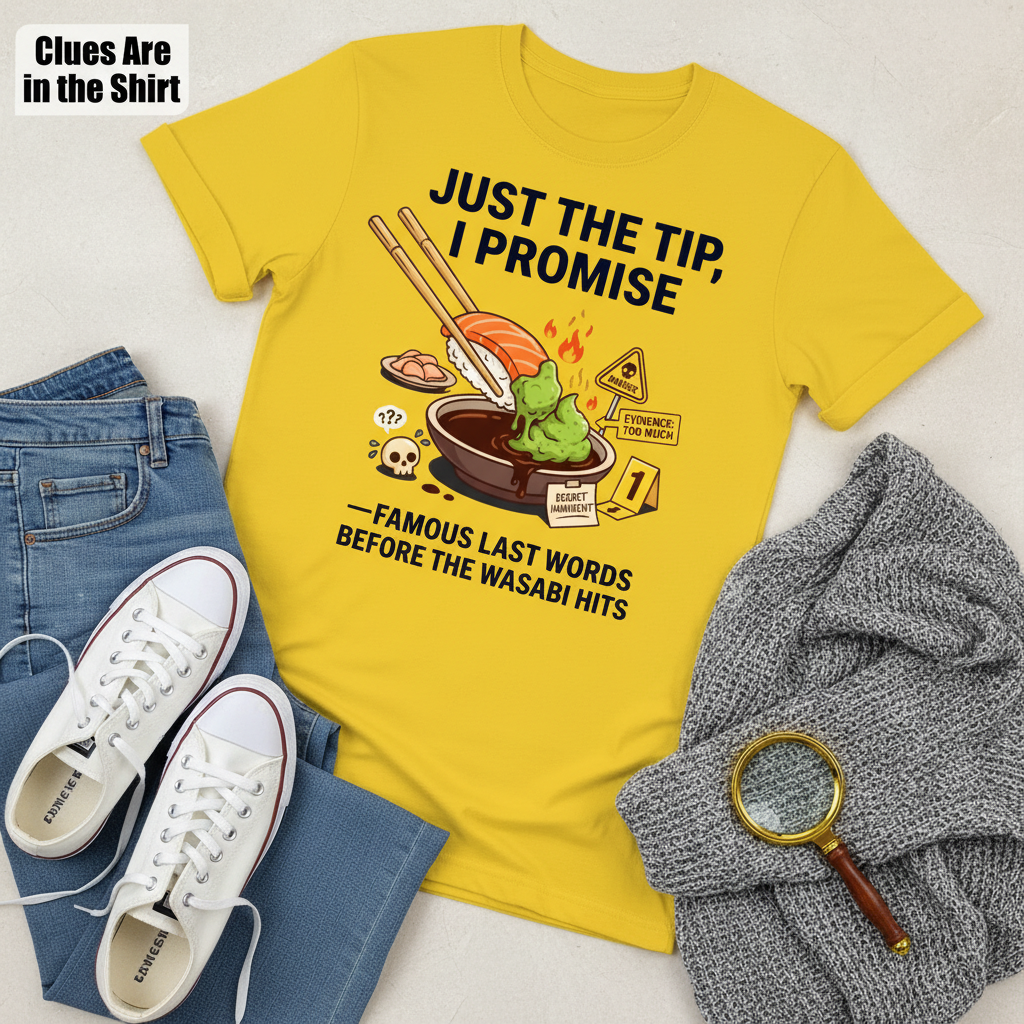 Just the Tip Wasabi Warning T-Shirt__pair