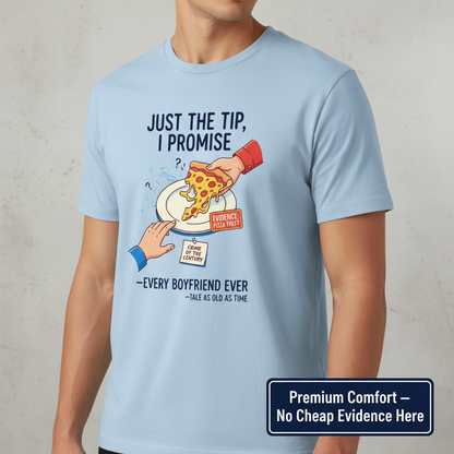 Pizza Theft Crime of the Century T-Shirt__space