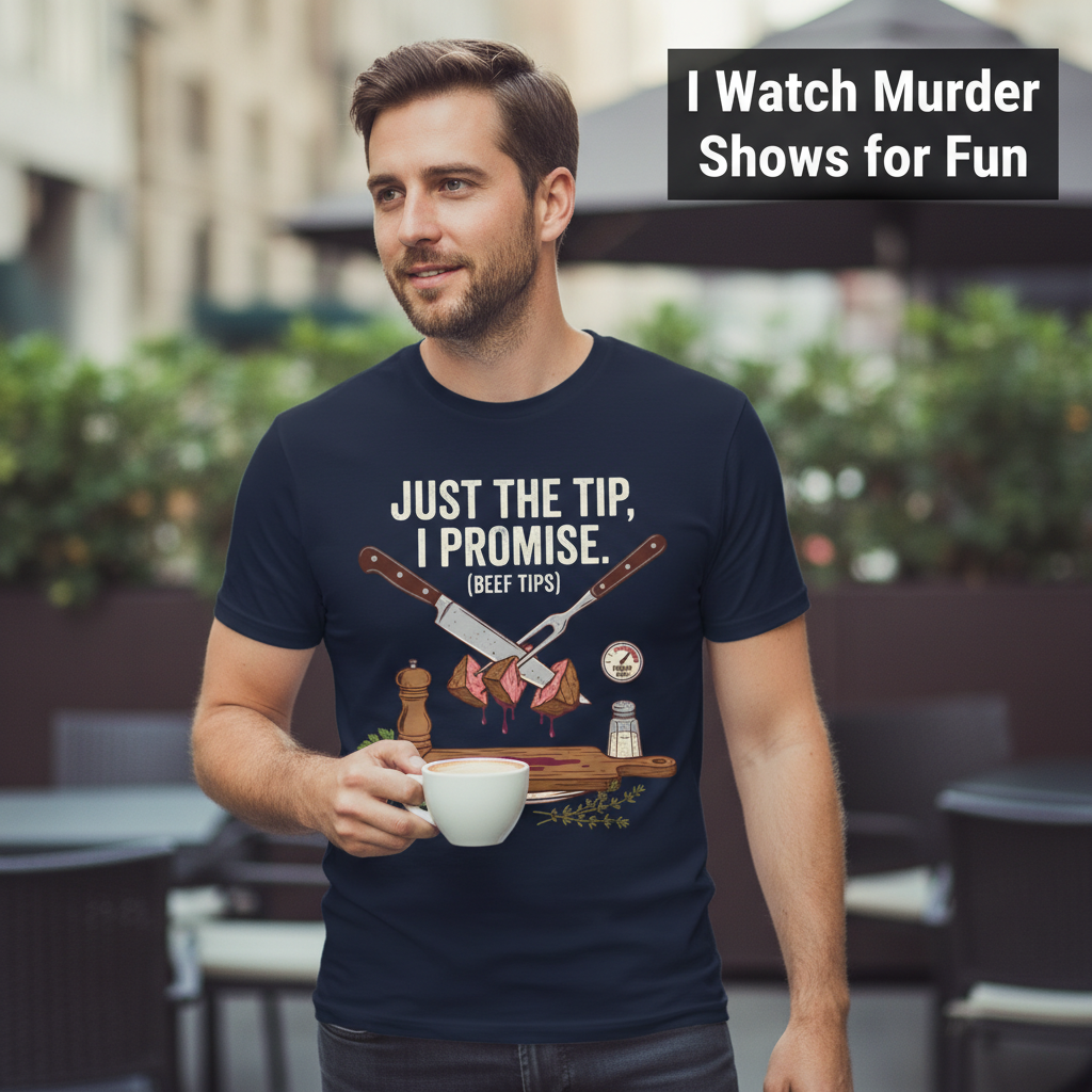 Just the Tip Beef Tips T-Shirt__lifestyle