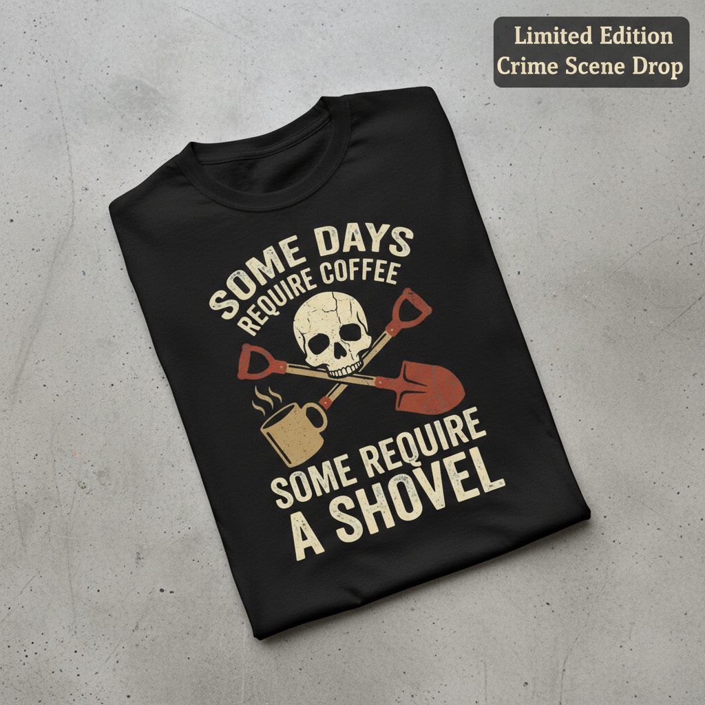 Some Days Require a Shovel T-Shirt_fold_tilt