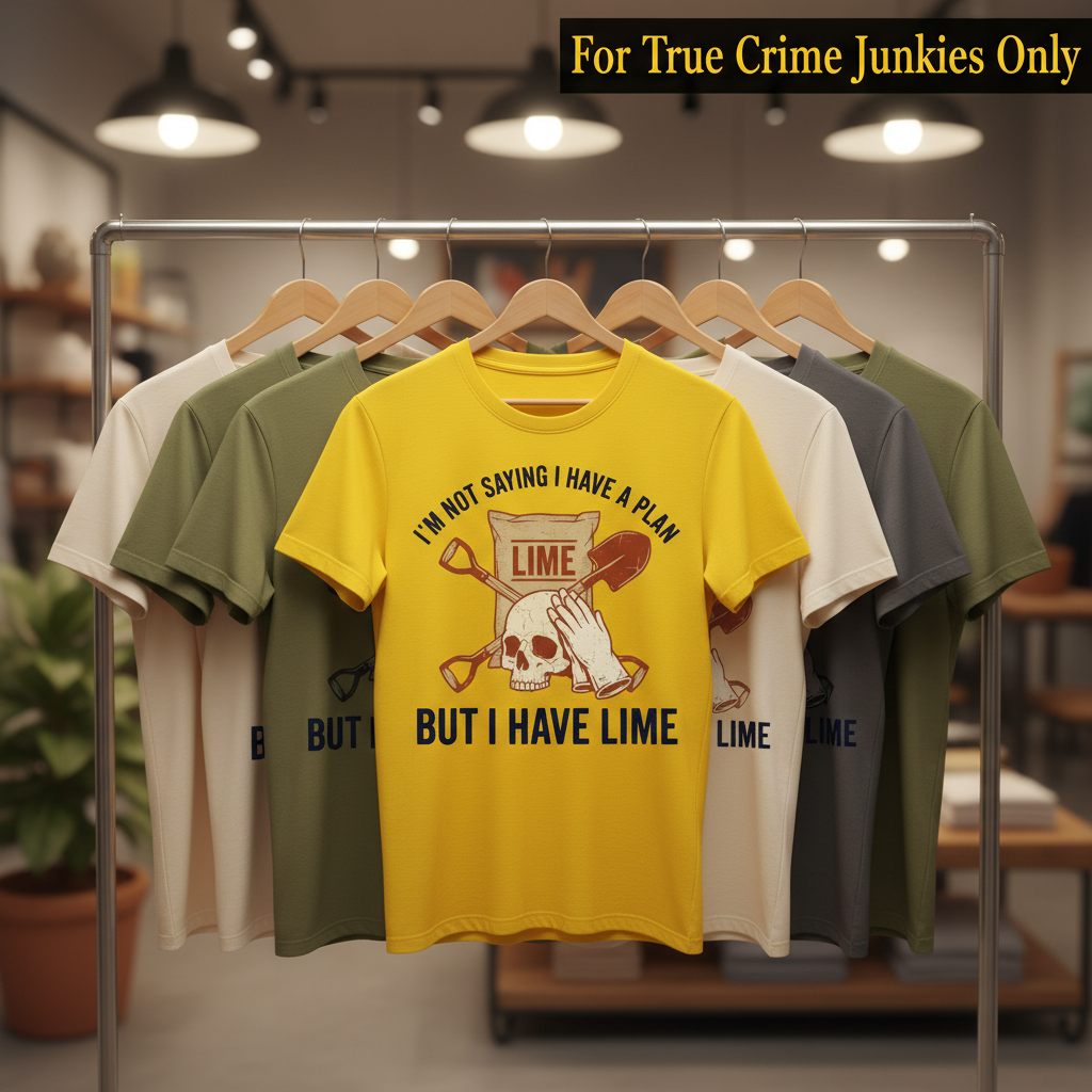 I Have Lime True Crime Humor T-Shirt_boutique_rack