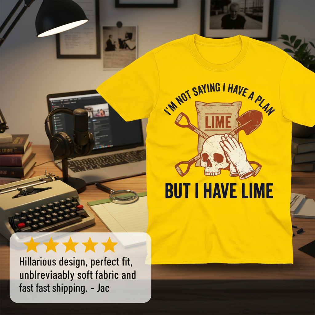 I Have Lime True Crime Humor T-Shirt_review_5star