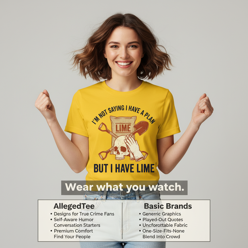 I Have Lime True Crime Humor T-Shirt_product_table