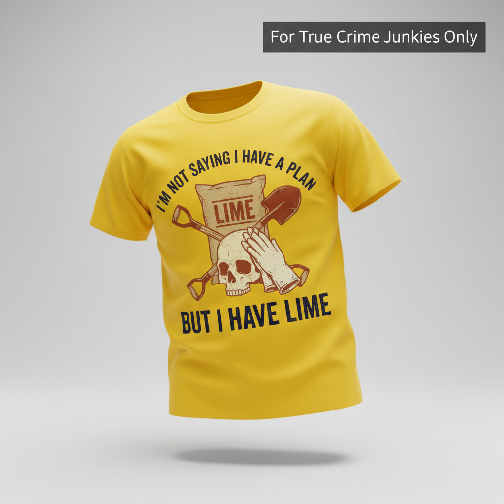 I Have Lime True Crime Humor T-Shirt_3d_float