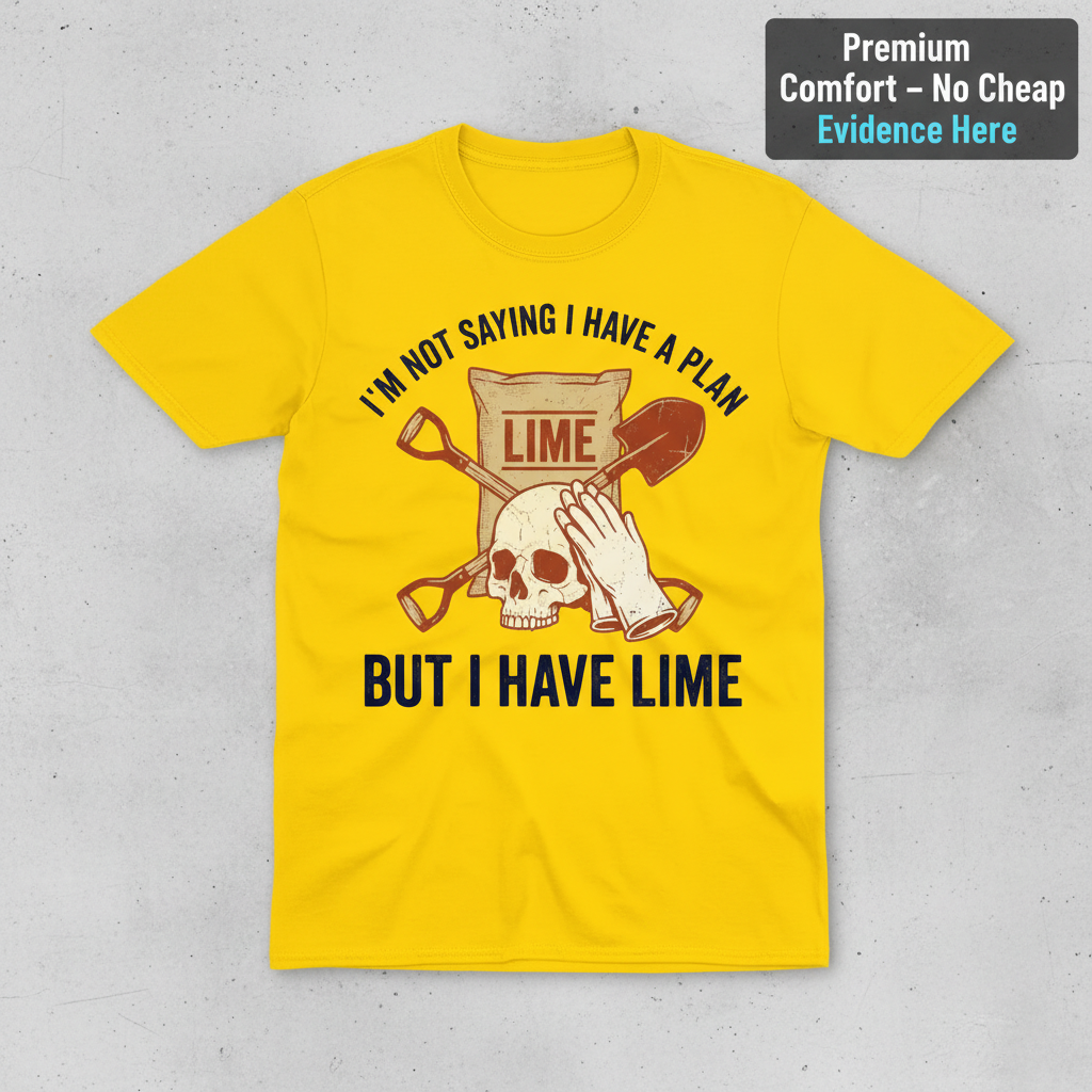 I Have Lime True Crime Humor T-Shirt_clean