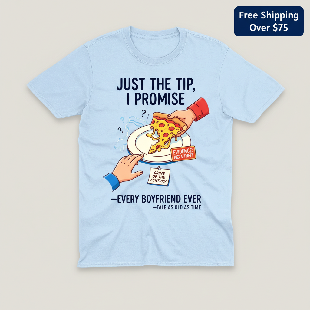 Pizza Theft Crime of the Century T-Shirt_clean