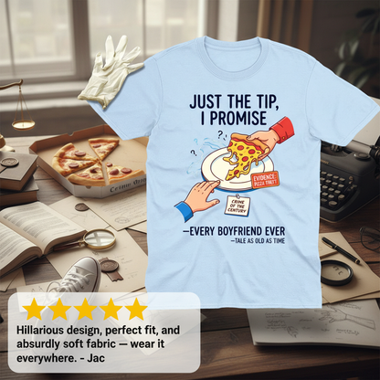 Pizza Theft Crime of the Century T-Shirt_review_5star