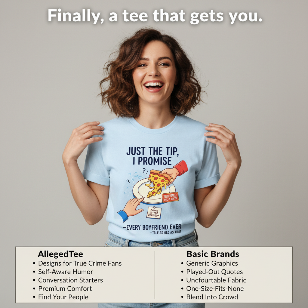 Pizza Theft Crime of the Century T-Shirt_product_table