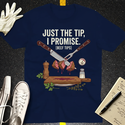 Just the Tip Beef Tips T-Shirt_3_model