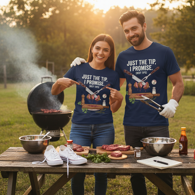 Just the Tip Beef Tips T-Shirt_dual_lifestyle