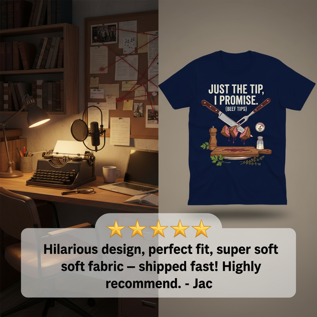 Just the Tip Beef Tips T-Shirt_review_5star