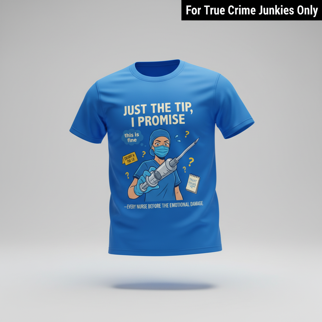 Just the Tip Nurse Humor T-Shirt_3d_float