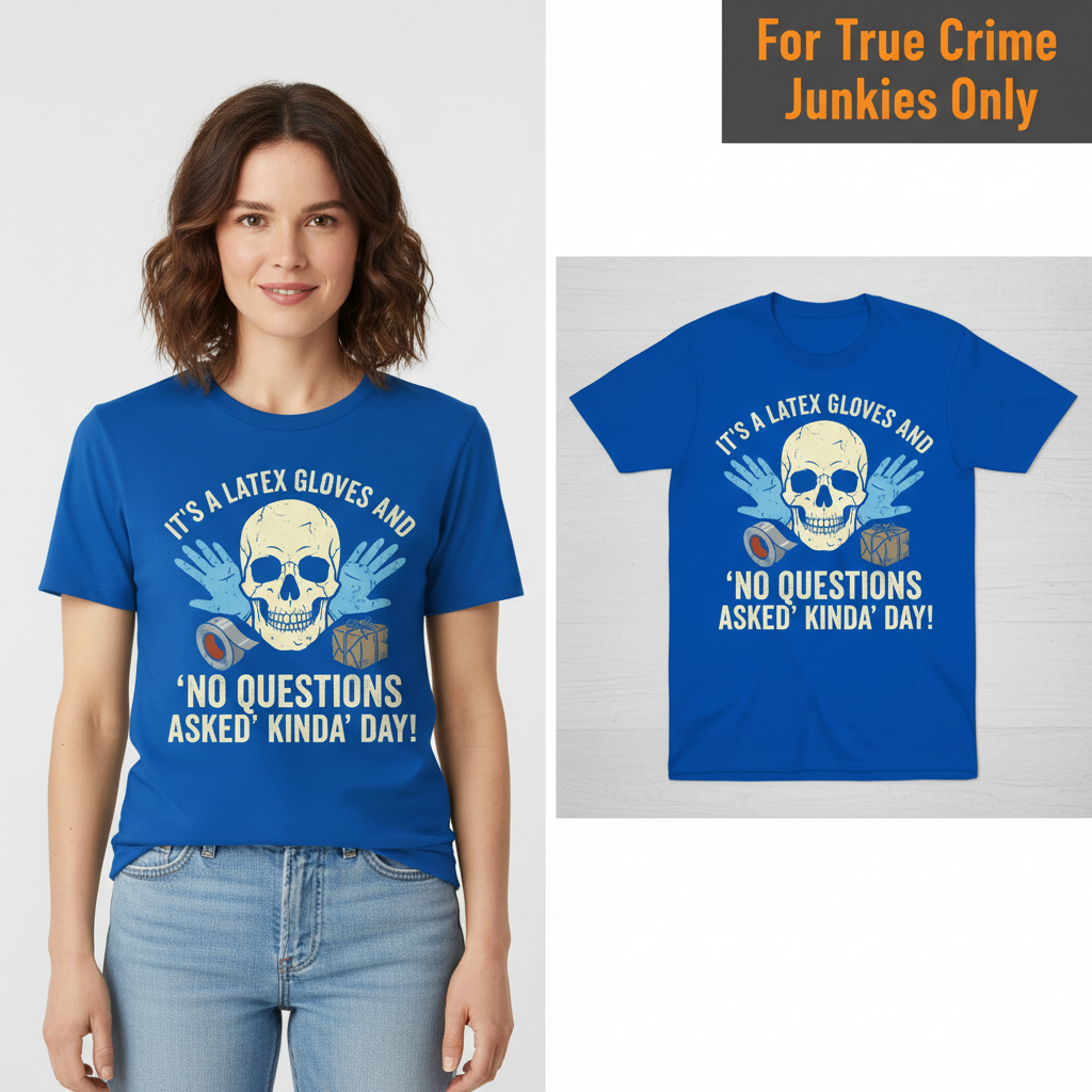 Latex Gloves No Questions Asked T-Shirt_model_flat