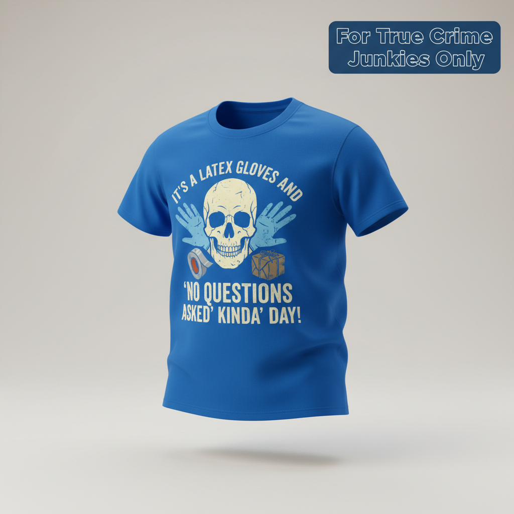 Latex Gloves No Questions Asked T-Shirt_3d_float