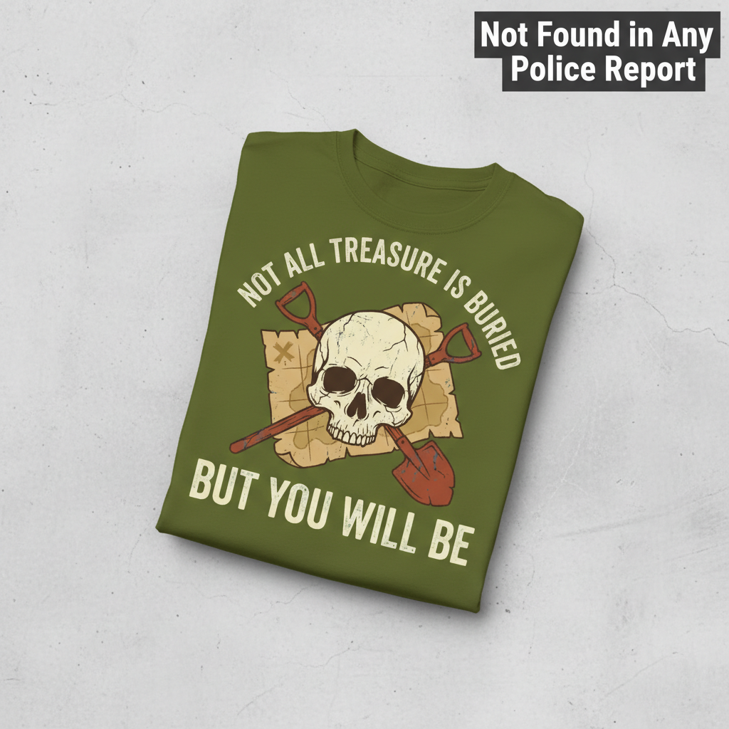 Buried Treasure Threat T-Shirt_fold_tilt