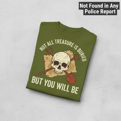 Buried Treasure Threat T-Shirt_fold_tilt