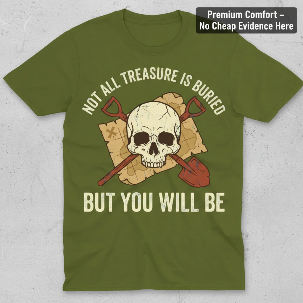 Buried Treasure Threat T-Shirt_clean