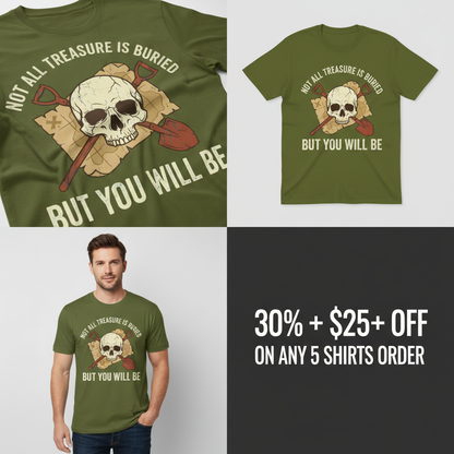 Buried Treasure Threat T-Shirt_4_panel