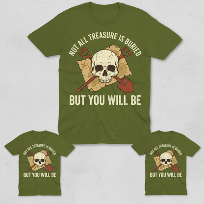 Buried Treasure Threat T-Shirt_3_model