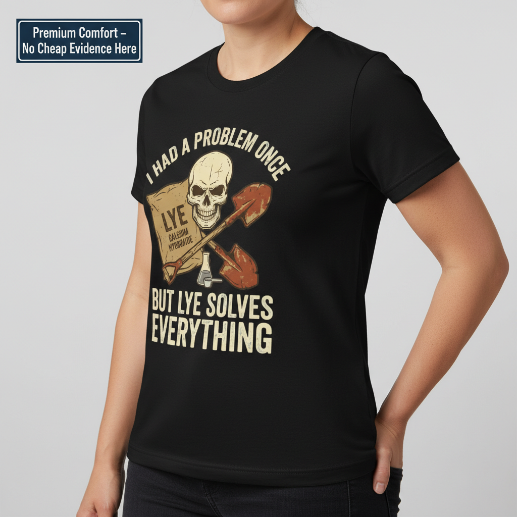 Lye Solves Everything T-Shirt__benefit