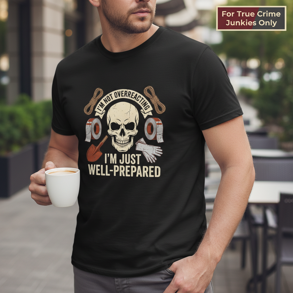 Well-Prepared Dark Humor T-Shirt__lifestyle