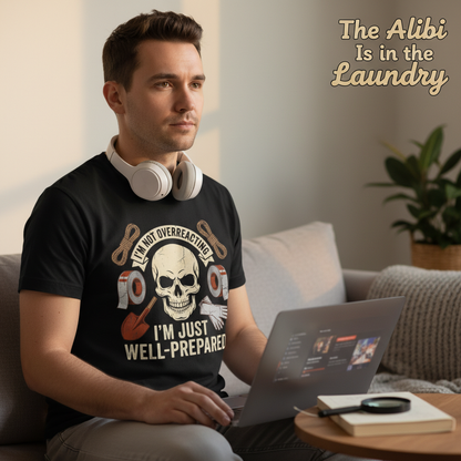 Well-Prepared Dark Humor T-Shirt__use