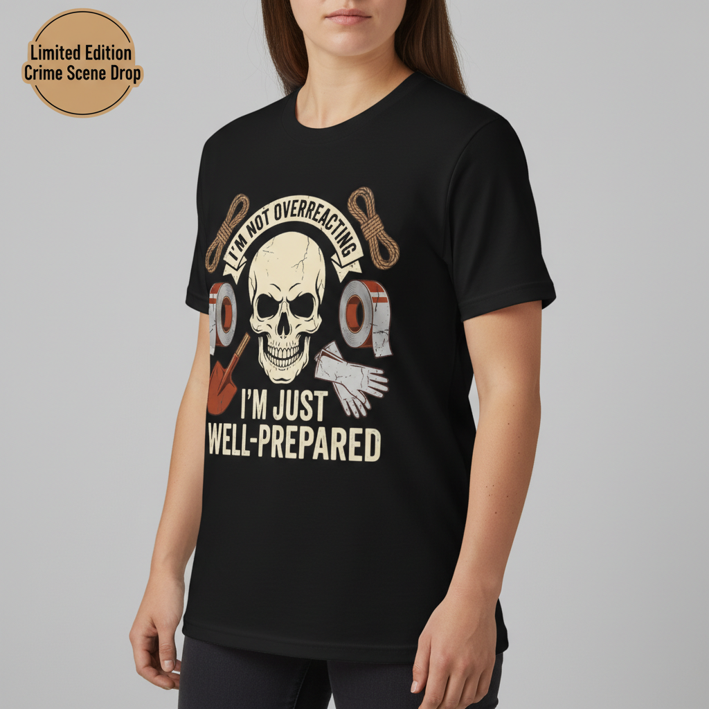 Well-Prepared Dark Humor T-Shirt__benefit