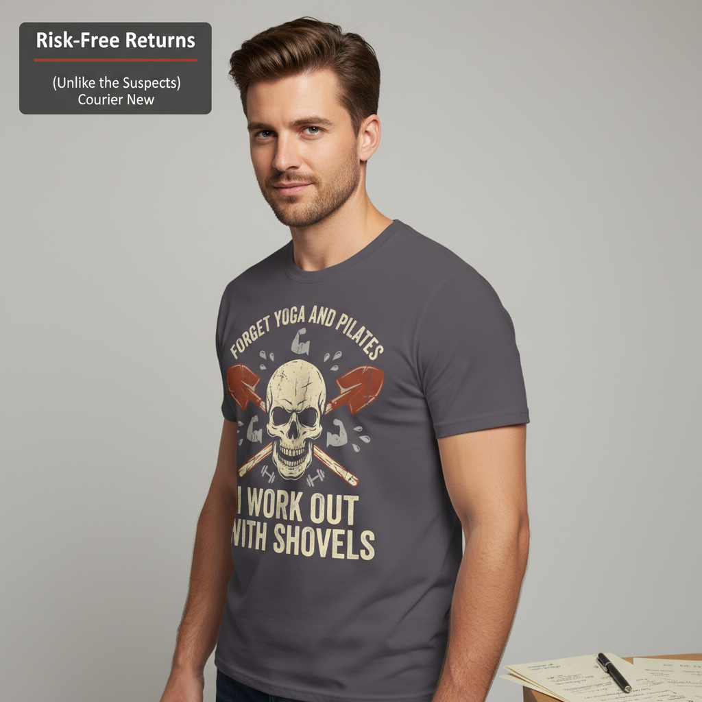 Shovel Workout Skull T-Shirt__benefit