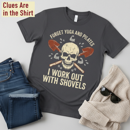 Shovel Workout Skull T-Shirt__pair