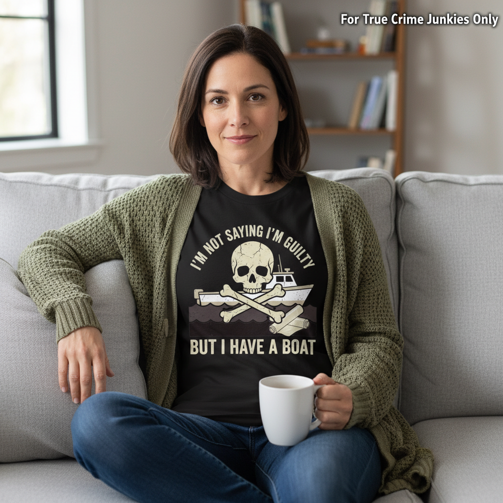 I’m Not Saying I’m Guilty Boat Humor T-Shirt__lifestyle