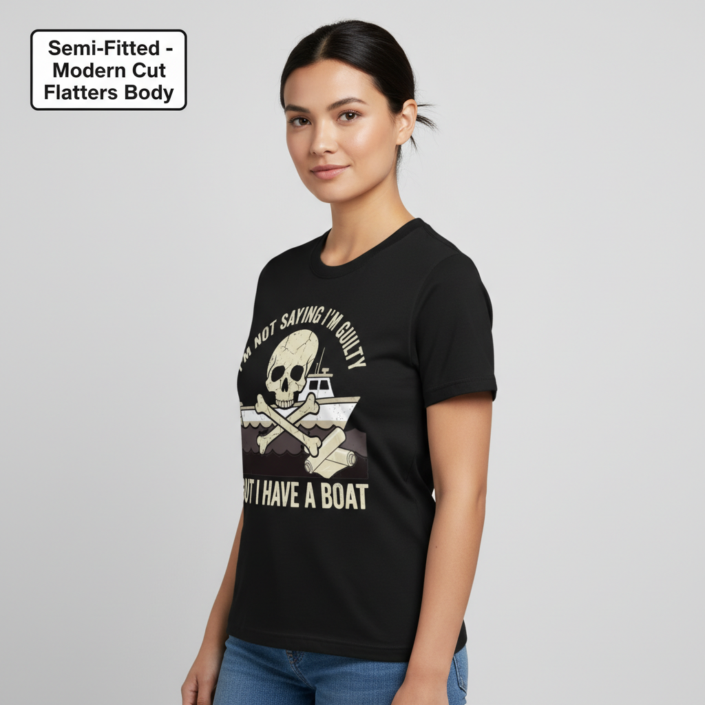 I’m Not Saying I’m Guilty Boat Humor T-Shirt__benefit