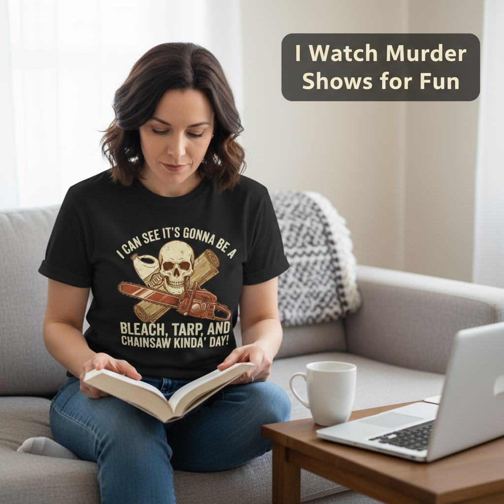 Bleach, Tarp & Chainsaw Kinda’ Day T-Shirt__use