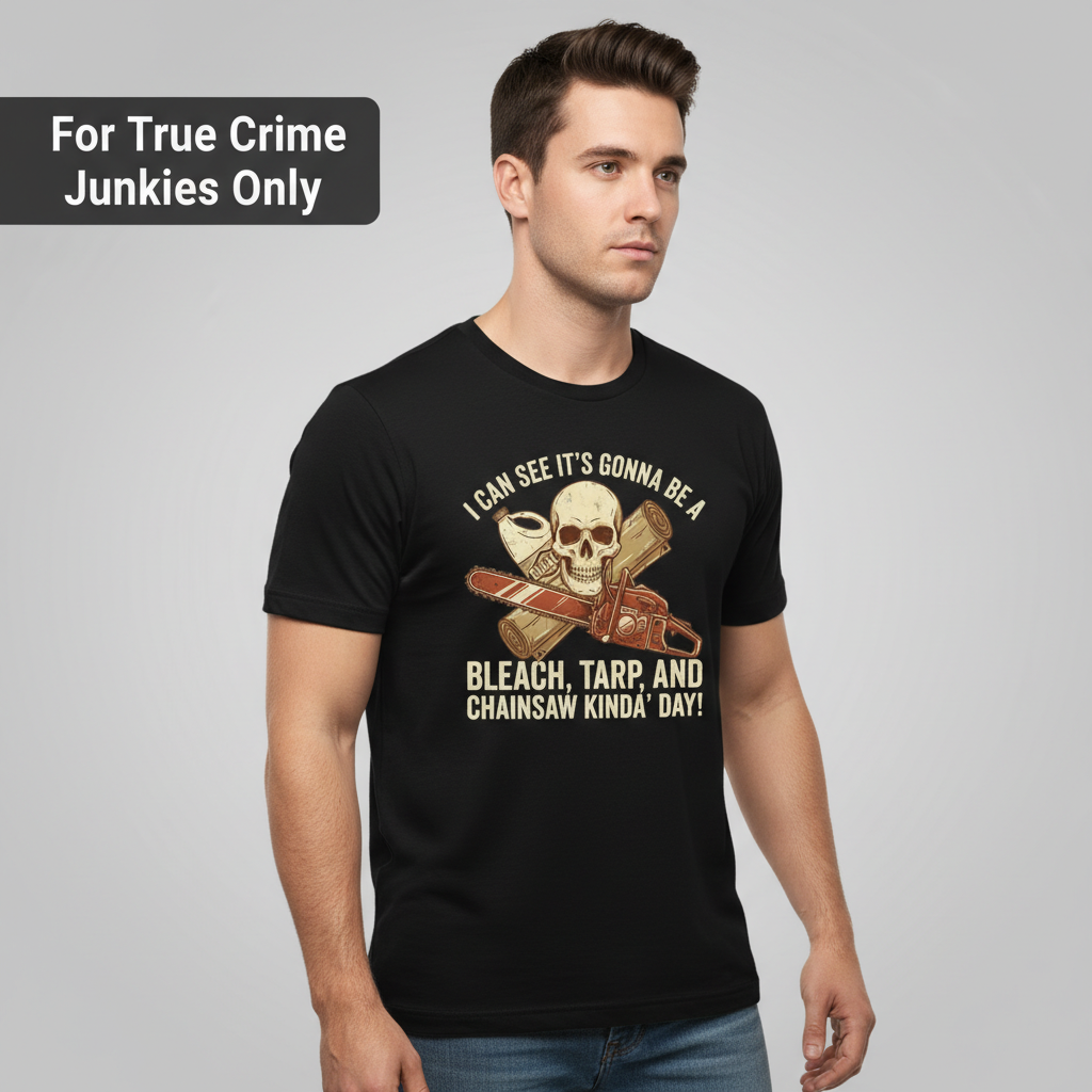 Bleach, Tarp & Chainsaw Kinda’ Day T-Shirt__hero